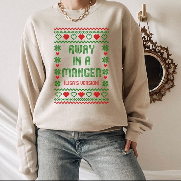 Bravo Real Housewives Ugly Christmas Sweater Sweatshirt RHOSLC Lisa Barlow - Picture 7 of 7